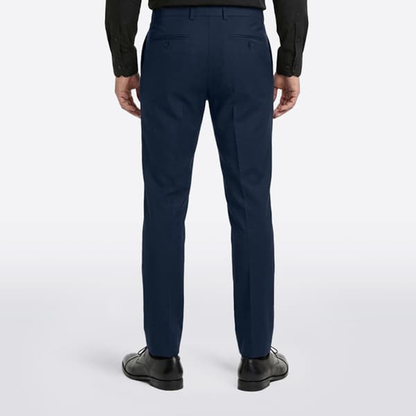 Mens Paisley & Gray Solid Pants - Grey Blue