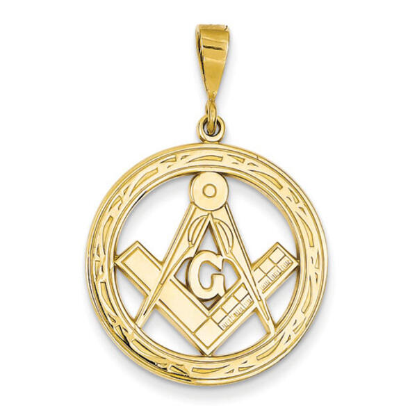 Gold Classics&#40;tm&#41; 14kt. Large Masonic Pendant - image 