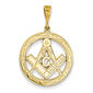 Gold Classics&#40;tm&#41; 14kt. Large Masonic Pendant - image 1
