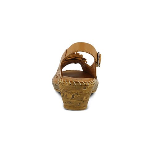 Womens Spring Step Belford Slingback Sandals – Camel
