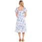 Juniors Crystal Doll Floral Sweetheart Maxi Dress - image 2