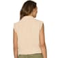 Womens Democracy Cap Sleeve Bubble Hem Stripe Blouse - image 2