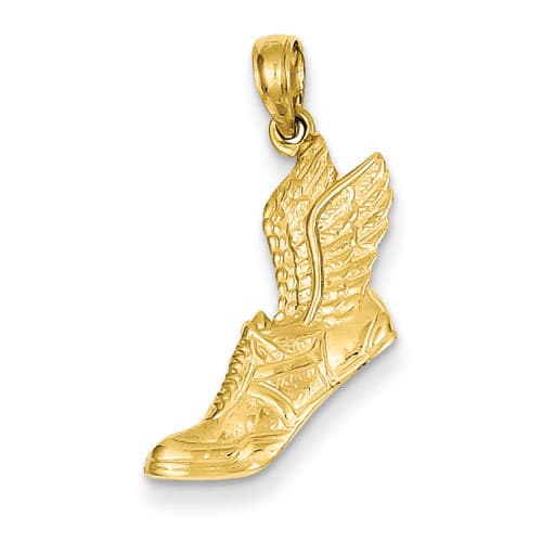 Gold Classics&#40;tm&#41; 14k. Running Shoe Pendant - image 