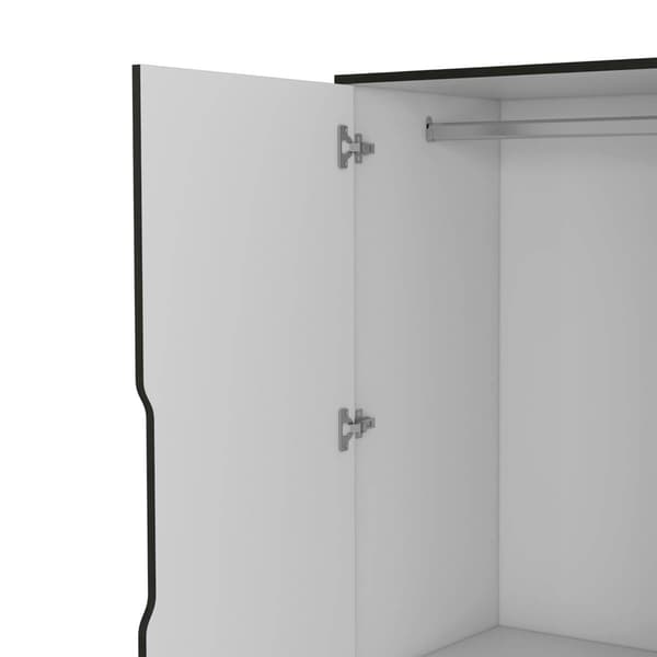 FM FURNITURE Rose Armoire w/ Shelves