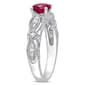Gemstone Classics™ 10kt. Gold Lab Created Ruby & Sapphire Ring - image 3