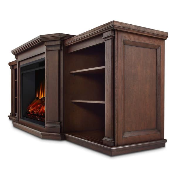 Real Flame Valmont Electric Fireplace TV Stand