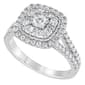 Diamond Classics(tm) 10kt. White Gold 1ctw. Diamond Bridal Ring - image 1