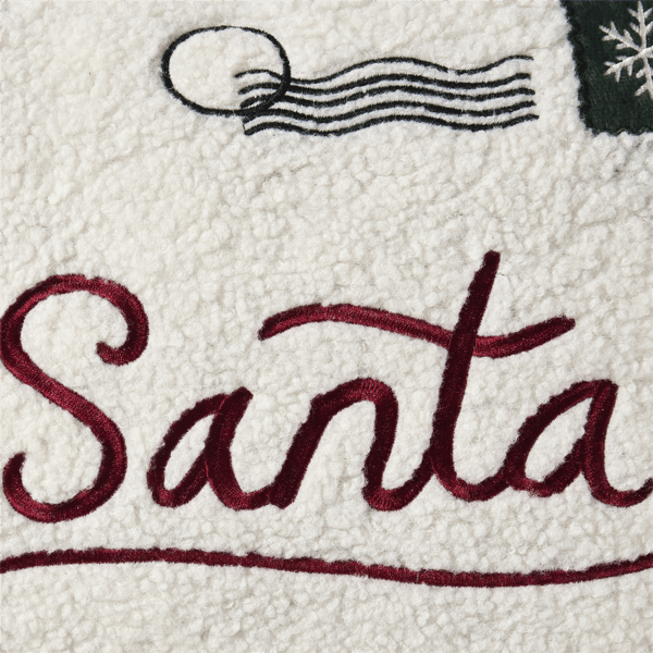 Hallmark Holiday Santa Letter Decorative Pillow - 14 x 20