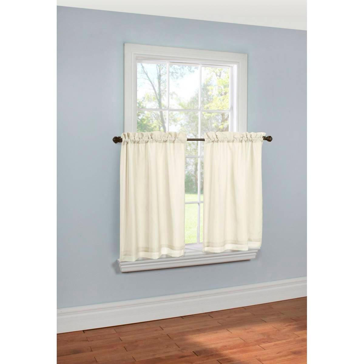 Thermavoile(tm) Rod Pocket Kitchen Curtains