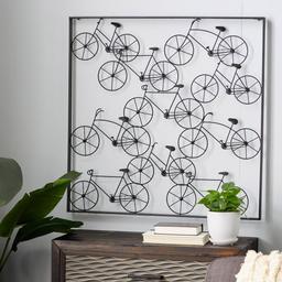 9th & Pike® Metal Bicycle Collage Wall Decor