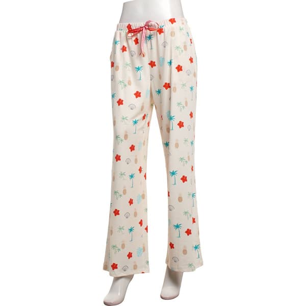 Plus Size Muk Luks Sandy Beach Pajama Pants with Pockets