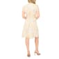 Petite MSK Short Sleeve Floral Pintuck Front Chiffon A-Line Dress - image 4