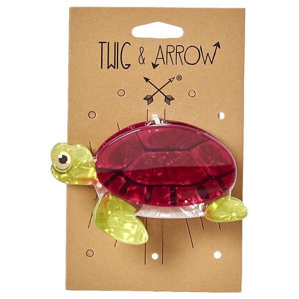 Womens Twig & Arrow Turtle Claw Clip - image 