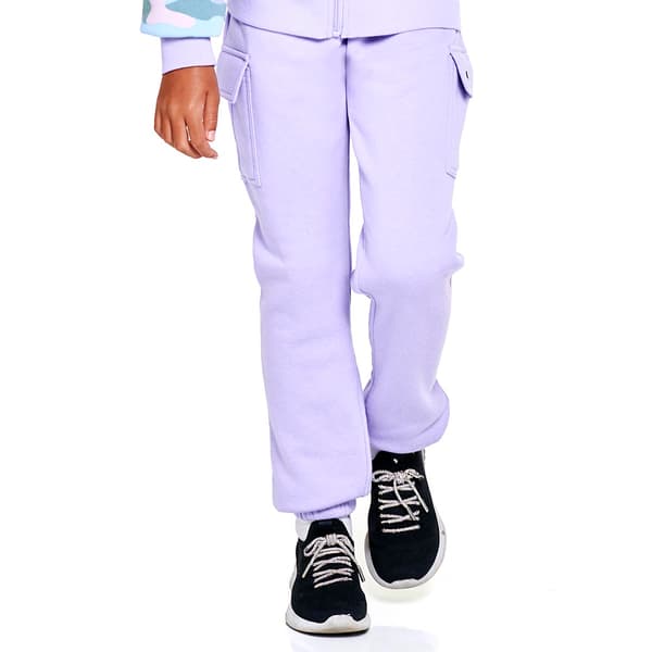 Girls &#40;7-16&#41; Champion&#40;R&#41; Solid Cargo Jogger Sweatpants - image 