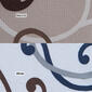 Orson Scroll Print Grommet Curtain Panel - image 2