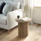 Sagebrook Home Modern Mango Wood Round Accent Table - image 7