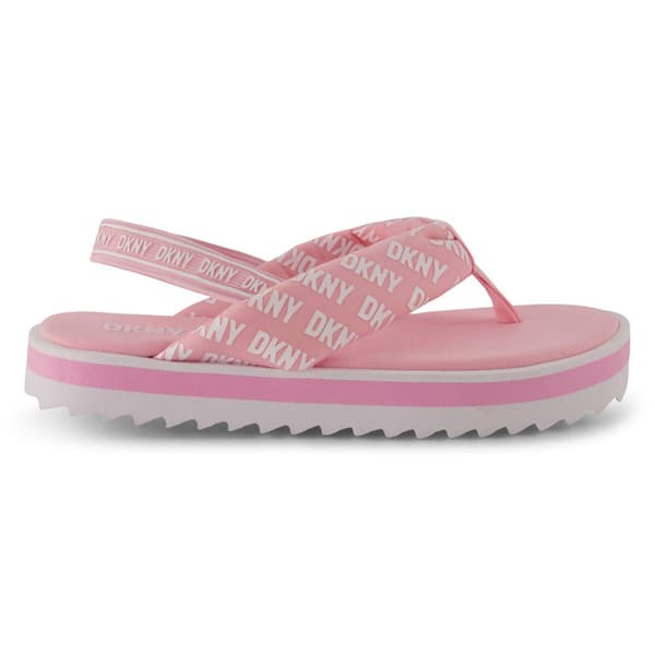 Big Girls DKNY Nia Logo Flip Flops