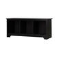 South Shore Vito Cubby Storage Bench - Black - image 1