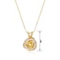 Forever Facets 18kt. Gold Citrine Love Knot Necklace - image 2
