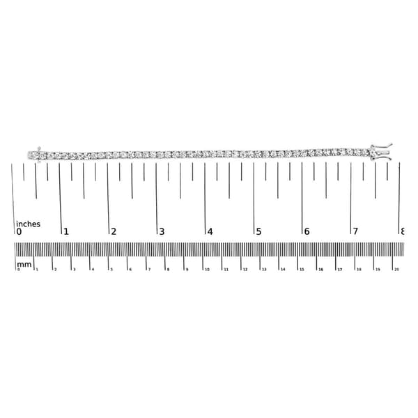 Haus of Brilliance White Gold 1ct. Lab Grown Diamond Bracelet