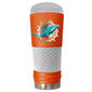 NFL Miami Dolphins DRAFT Orange/Grey Stainless Steel Tumbler - image 1