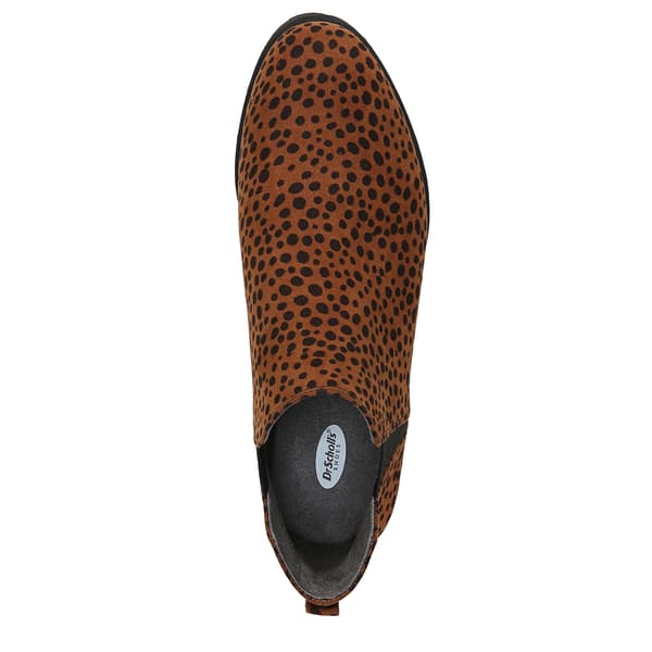 Womens Dr. Scholl's Real Cute Leopard Ankle Boots