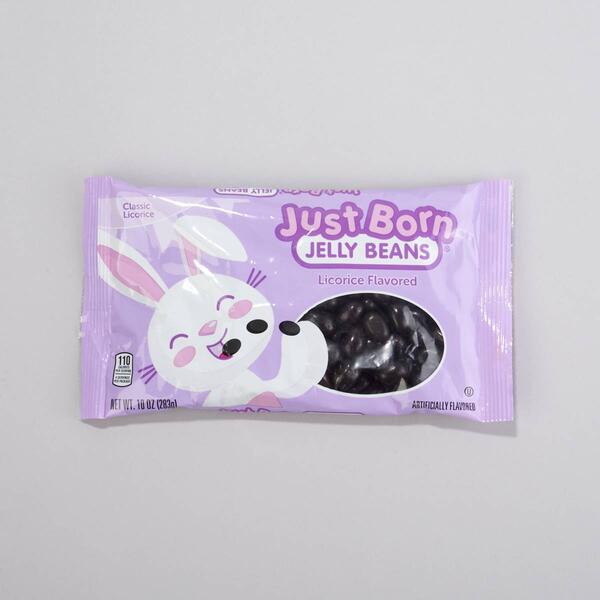 Just Born 10oz. Licorice Jelly Beans - image 