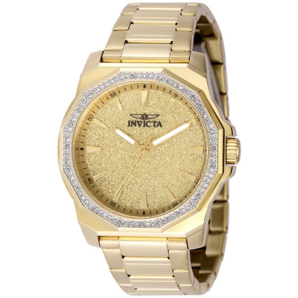 Mens Invicta Speedway Gold Dial Quartz Watch - 49127 - image 