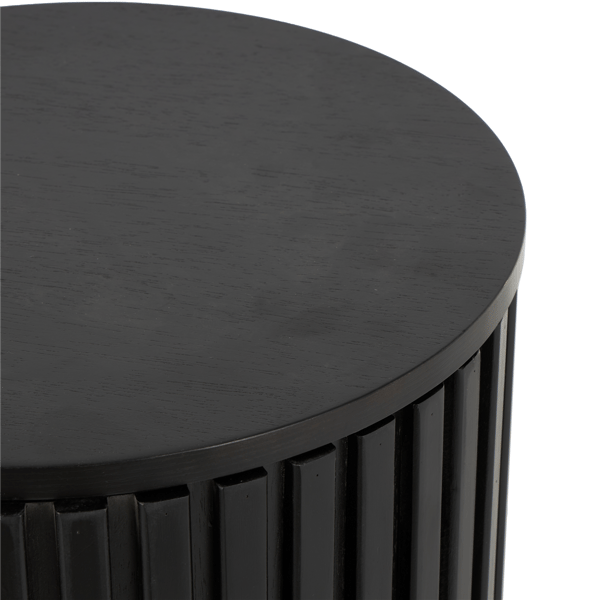9th & Pike® Modern Black Wood Accent Table