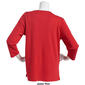 Womens Hasting & Smith 3/4 Sleeve Scallop Neck Tee - image 2