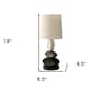 9th & Pike&#174; 19in. Geo Stone Stack Metal Table Lamp - image 4