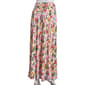 Womens NY Collection Sash Belted Floral Skirt - Pink/Yellow - image 3