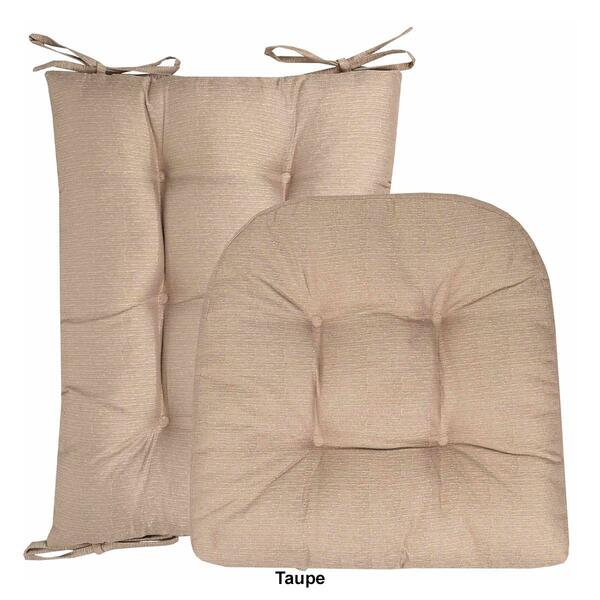Sweet Home Collection 2pc. Non-Slip Rocking Chair Cushions