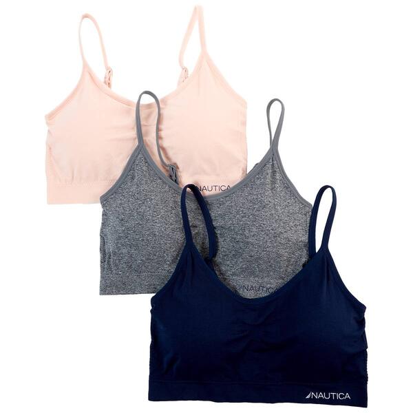Plus Size Nautica 3pk. Seamless Comfort Bralettes NT5117-3PKD1 - image 