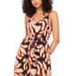 Womens MSK Sleeveless Abstract Challis Tie Waist Jumpsuit - image 4
