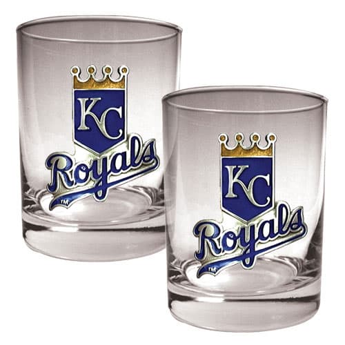 MLB Kansas City Royals 2pc. Rocks Glass Set - image 