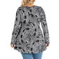 Plus Size 24/7 Comfort Apparel Long Sleeve Paisley Tunic - image 2