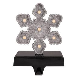 Northlight Seasonal LED Glittered Snowflake Stocking Hook