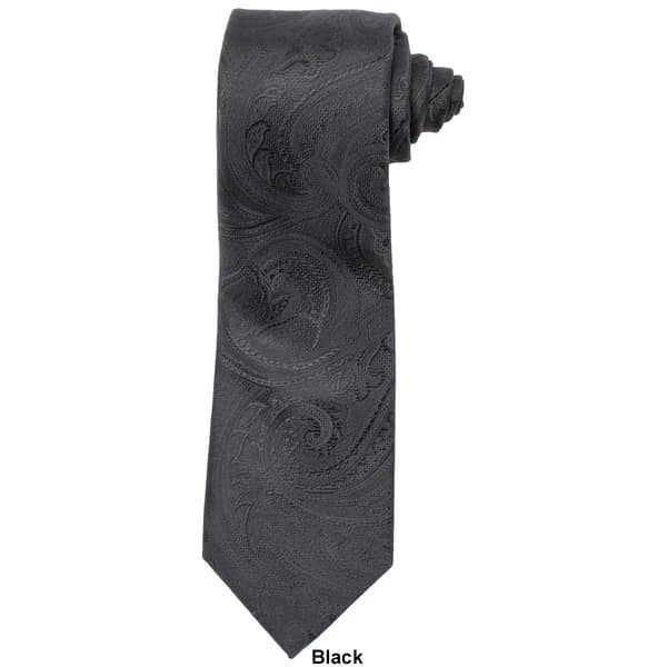 Mens Van Heusen® Paisley Solid Tie