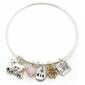 Symbology Pig Charm Expandable Wire Bangle Bracelet - image 2