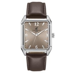 Mens Caribbean Joe Silver-Tone Strap Watch - CJ7171SL