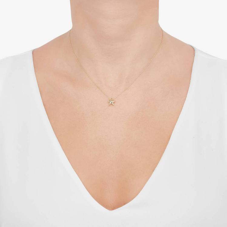 Gold Classics™ 10kt. Yellow Gold Starfish Pendant Necklace