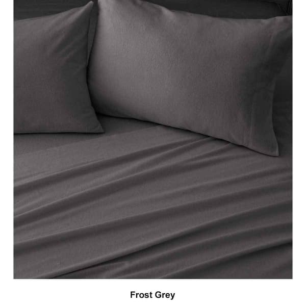 Freshfolds Turkish Cotton Flannel Solid 4pc. Sheet Set