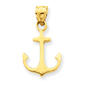 Gold Classics(tm) 14kt. Yellow-Gold Anchor Pendant - image 1