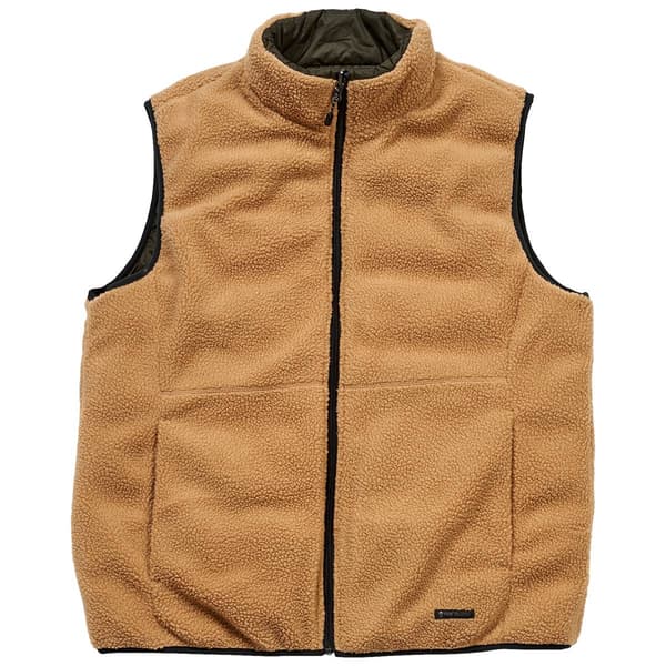 Mens Free Country Sherpa Lined Reversible Vest