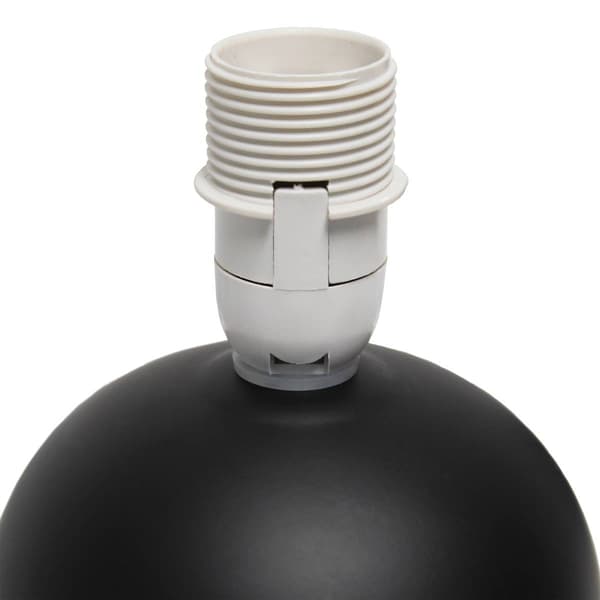 Simple Designs Mini Ceramic Globe Table Lamp