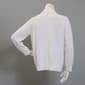 Plus Size Hasting & Smith Long Sleeve Zip Front Sweater - image 2