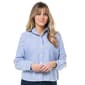 Plus Size Architect(R) Long Sleeve Crop Stripe Button Down - image 1
