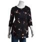 Womens Due Time 3/4 Sleeve Cross Back Maternity Blouse - image 1