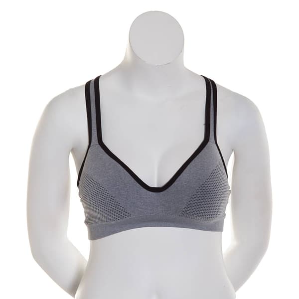Womens Shadow Sport Medium Impact Molded Cup Sports Bra - image 
